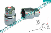 Втулка розвідного механізму колодок ручника (направляюча тріскачки) 1шт. VW / ВОЛЬКС ВАГЕН LT28-55 1996-2006 / ЛТ28-55 96-06 2.5SDI (2461 куб.см.)