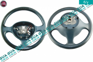 Руль под AirBag ( рулевое колесо ) под перешив Fiat / ФИАТ DOBLO 2000-2005 / ДОБЛО 00-05 1.6 16V (1596 куб.см.)