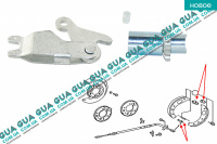 Саморегульований механізм / розпірна планка задніх гальмівних колодок / механізм ручного гальма (тріскачка / доводчик) 1шт.