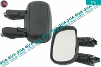 Зеркало заднего вида наружное/боковое механика левое Fiat / ФИАТ DOBLO 2005-2009  / ДОБЛО 05-09 1.4 (1368 куб.см)