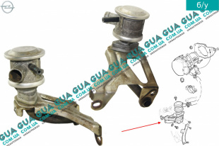 Клапан вентиляции картерных газов / нагнетатель воздуха Opel / ОПЕЛЬ VECTRA B 1995-2002 / ВЕКТРА Б 98-02 2.0i V16 (1998 куб. см.)