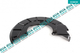Защита тормозного диска передняя левая Seat / СЕАТ ALTEA 2004- 1.6TDI (1598 куб.см.)
