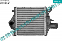 Радиатор интеркулера Mercedes / МЕРСЕДЕС VITO W638 1996-2003 / ВИТО 638 96-03 2.3D (2299 куб.см.)