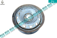 Колісний диск R15 5.5Jx15H2 ET43 металевий ( сталевий / залізний )