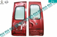 Дверь задняя правая без стекла Nissan / НИССАН KUBISTAR 1997-2008 / КУБИСТАР 97-08 1.6  V16 (1598 куб.см.)