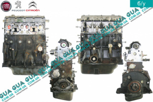 Двигатель ( мотор без навесного оборудования ) XUD9 Citroen / СІТРОЕН BERLINGO (M49) 1996-2003 / БЕРЛІНГО (М49) 1.9D (1905 куб.см.)