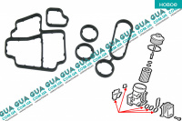 Прокладка корпусу масляного фільтра ( теплообмінника ) ( комплект ) Seat / СЕАТ IBIZA V 2008-2011 1.6TDI (1598 куб.см.)