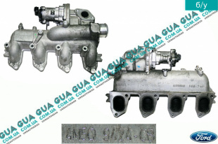 Впускной коллектор / Клапан рециркуляции выхлопных газов / Клапан EGR / ЕГР Ford / ФОРД FOCUS C-MAX 2003-2007 / ФОКУС С-МАКС 1.8TDCI (1753 куб.см.)