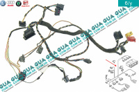 Электропроводка ( жгут проводов ) моторчика / реостата / резистора печки ( отопителя с кондиционером ) Seat / СЕАТ TOLEDO II 1999-2006 2.3 V5 20V (2324 куб.см.)