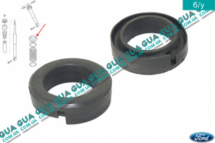 Опорное кольцо опоры стойки амортизатора Mazda / МАЗДА 3 (BK) 1.4MZR-CD (1399 куб.см)