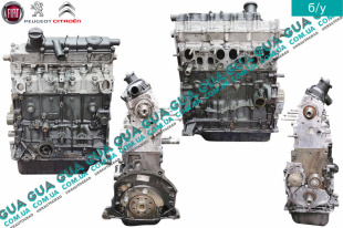 Двигатель  ( мотор без навесного оборудования ) Fiat / ФИАТ SCUDO 220 1995-2004 / СКУДО 220 95-04 1.9D (1868 куб.см.)
