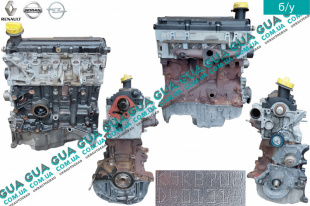 Двигатель ( мотор без навесного оборудования ) стартер сзади K9K 702 Renault / РЕНО MEGANE II / МЕГАН 2 1.5DCI (1461 куб.см.)
