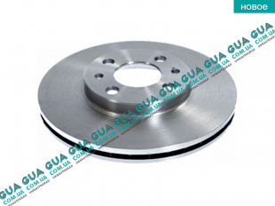 Тормозной диск вентилируемый передний ( 257 мм ) Citroen / СИТРОЭН NEMO 2008- / НЕМО 1.4HDI (1398 куб.см.)