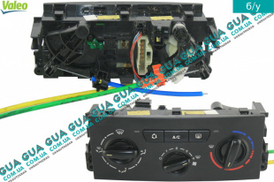 Блок управления печкой с кондиционером ( переключатель, регулятор отопителя ) Peugeot / ПЕЖО 207 1.6 THPI 16V (1598 куб.см.)