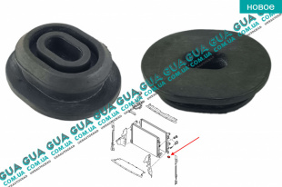 Подушка крепления основного радиатора ( нижняя ) 1шт Seat / СЕАТ ALTEA 2004- 1.6TDI (1598 куб.см.)