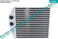 Радиатор печки ( отопителя ) Opel / ОПЕЛЬ COMBO 2001-2012 / КОМБО 01-12 1.4 (1364 куб.см)
