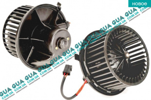 Вентилятор / моторчик обогревателя печки (-AC) Audi / АУДІ A4 2000-2005 1.9TDI (1896 куб.см.)