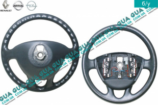 Руль под AirBag ( рулевое колесо ) под перешив Renault / РЕНО LAGUNA II / ЛАГУНА 2 2.2DCI (2188 куб.см.),