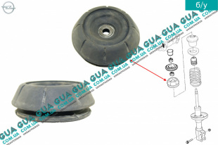 Опора амортизатора передняя ( проставка пружины верхняя ) Opel / ОПЕЛЬ COMBO 2001-2012 / КОМБО 01-12 1.7DI (1686 куб.см.)