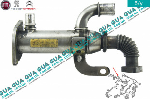 Охладитель системы рециркуляции отработавших газов ( EGR / ЕГР охладитель) Fiat / ФІАТ SCUDO 2007- / СКУДО 07- 2.0HDI (1997куб.см.)