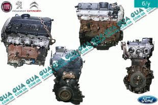 Двигатель ( мотор без навесного оборудования ) Citroen / СІТРОЕН JUMPER III 2006- / ДЖАМПЕР 3 2.2HDI (2198 куб.см.)