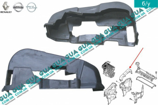 Защита ремня ГРМ верхняя ( крышка ) Nissan / НІССАН ALMERA CLASSIC N17 / АЛЬМЕРА КЛАСІК Н17 1.5DCI (1461 куб.см.)