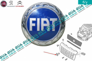 Логотип / значок / эмблема модели Fiat / ФІАТ PANDA / ПАНДА 1.3MJTD (1248 куб.см.)