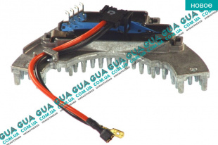 Реостат печки (резистор, регулятор оборотов печки, сопротивление) 4 конта Fiat / ФІАТ SCUDO 220 1995-2004 / СКУДО 220 95-04 1.9D (1905 куб.см.)