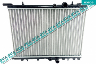 Радиатор охлаждения ( основной ) ( 380х549х26 ) Citroen / СИТРОЭН XSARA BREAK / КСАРА 1.4HDI (1398 куб.см.)