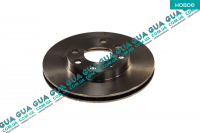 Гальмівний диск передній вентильований (240 мм) Opel / ОПЕЛЬ COMBO 2001-2012 / КОМБО 01-12 1.7DTI (1686 куб.см.)