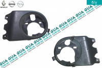 Кріплення протитуманної фари лівої до 2007 (панель/рамка) Opel / ОПЕЛЬ VIVARO 2000-2014 / ВІВАРО 00-14 2.0 (1998 куб.см)
