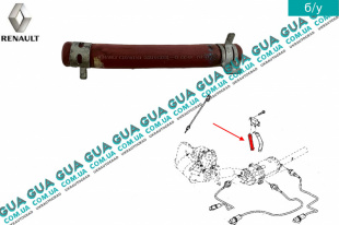 Трубка / патрубок датчика давления катализатора Renault / РЕНО MEGANE III / МЕГАН 3 1.5DCI (1461 куб.см. )