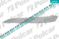 Декоративна накладка / молдинг / листя переднього бампера ліва ( вставка ) Opel / ОПЕЛЬ ASTRA H 2004-2014 / АСТРА 04-14 1.4 (1364 куб.см.)