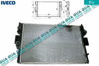 Радиатор охлаждения ( основной ) без датчика Iveco / ИВЕКО DAILY IV 2006-2011 / ДЭЙЛИ Е4 06- 3.0HPI (2998 куб.см.)