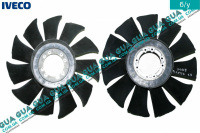 Крильчатка двигуна 11 лопатей D385 ( вентилятор охолодження ) Iveco / ІВЕКО DAILY IV 2006-2011 / ДЕЙЛІ Е4 06- 3.0HPT (2998 куб.см.)
