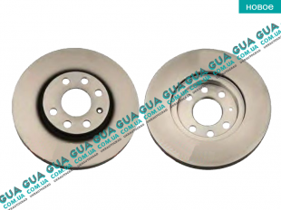 Тормозной диск вентилируемый передний ( 260 мм ) ( 2 шт. ) Opel / ОПЕЛЬ COMBO 2001-2012 / КОМБО 01-12 1.4 (1364 куб.см)