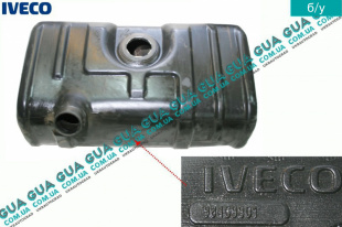 Топливный бак пластик 70л Iveco / ІВЕКО DAILY II 1989-1999 / ДЕЙЛІ Е2 89-99 2.5TD (2499 куб.см.)