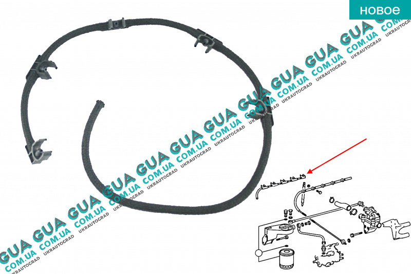 Шланг обратки форсунок дизель мерседес