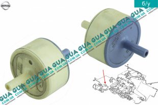 Клапан вакуумной системы Nissan / НІССАН ALMERA N16 / АЛЬМЕРА Н16 1.5DCI (1461 куб.см.)