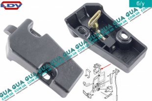Замок задней левой двери верхний LDV / ЛДВ MAXUS 2005- 2.5CRD (2499 куб.см.)