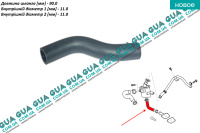 Патрубок вентиляції картерних газів ( трубка / шланг сапуна ) Opel / ОПЕЛЬ AGILA B 2008- 1.3CDTI (1248 куб.см.)