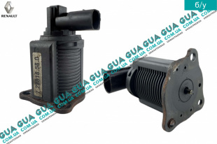 Клапан возврата ОГ / Клапан рециркуляции выхлопных газов / Клапан EGR / ЕГР (верхняя часть)  Renault / РЕНО SCENIC II / СЦЭНИК 2 1.5DCI (1461 куб.см.)