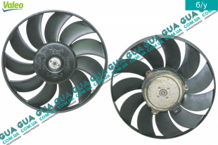 Вентилятор основного радиатора с моторчиком D320 лопастей 11 Opel / ОПЕЛЬ VECTRA C / ВЕКТРА С 1.8 (1796 куб.см.)
