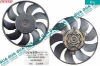 Вентилятор основного радиатора с моторчиком D275 лопастей 9