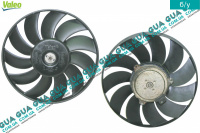 Вентилятор основного радиатора с моторчиком D320 лопастей 11 Opel / ОПЕЛЬ VECTRA C / ВЕКТРА С 2.2 DTI (2171 куб.см.)