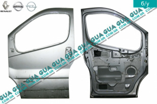 Дверь передняя левая Opel / ОПЕЛЬ VIVARO 2000-2014 / ВІВАРО 00-14 2.0 (1998 куб.см)