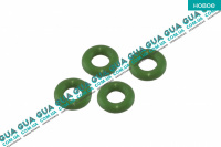 Уплотнительное резиновое кольцо трубки обратки форсунки ( сальник, манжет, прокладка ) 1шт Citroen / СИТРОЭН C3 II / С3 2 1.6HDI (1560 куб. см.)