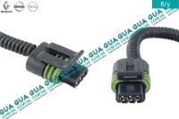 Фішка / роз'єм / штекер з проводами датчика положення дросельної заслінки (провід робота / акпп / дпдз ) Vauxhal / ВОКСХОЛ VIVARO 2000- 2.0DCI (1995 куб.см.)