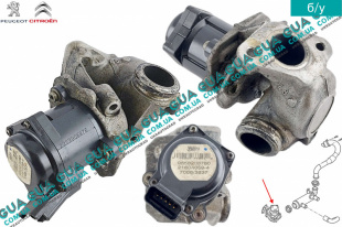 Клапан возврата ОГ / Клапан рециркуляции выхлопных газов / Клапан EGR / ЕГР Mazda / МАЗДА 2 2003- 1.4CD (1399 куб.см)