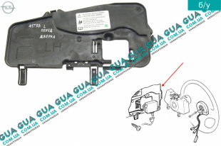Кронштейн крепления датчика подушки безопасности  передней двери ( левая )  Opel / ОПЕЛЬ ASTRA G 1998-2005 / АСТРА Ж 98-05 2.2DTI (2172 куб. см.)